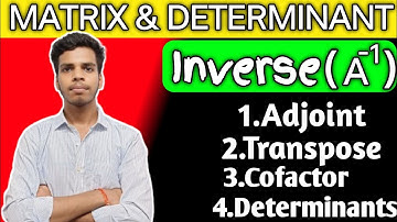 Inverse Of Matrix /Matrix and Determination /Jharkhand polytechnic/Bihar polytechnic/ Inverse/Sem-1