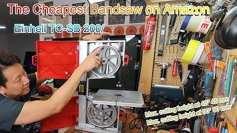 Einhell TCSB 200 1 Band Saw Unboxing and first cut by Benson Chik