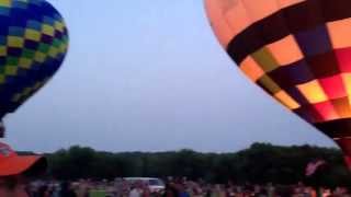Hot Air Ballon Blowing @Lisle Eyes to the Skies festival