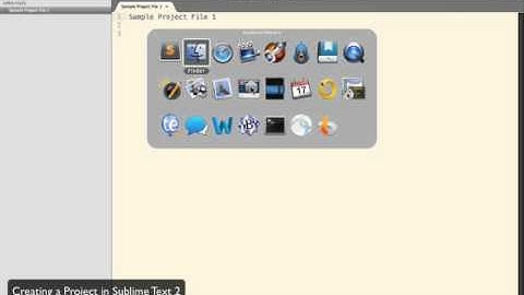 Creating A Project in Sublime Text 2