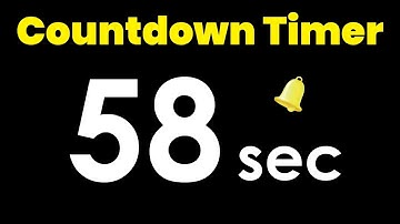 58 second Countdown Timer with Alarm #timerstore #58s #countdown