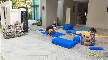 Nong โหน่ง บรมราชชนนี - งาน Overflow Full Services บ่อปลา 4 เมตรติดกระจกต่างระดับ + ท่อบล็อคลม Set 2