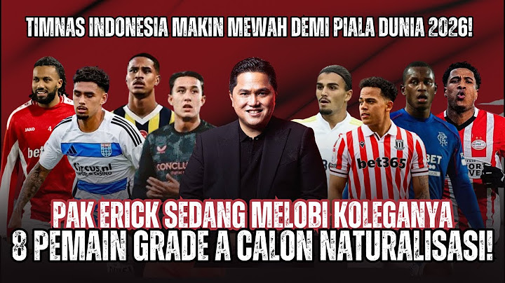 Naturalisasi Terbesar Sepanjang Sejarah! Timnas Indonesia Siap Kejutkan Asia!
