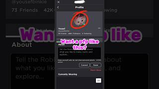 How to get the Cat profile picture 🤩 #roblox #robloxshorts