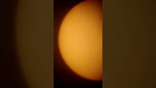Солнце в самодельный телескоп 114/900 зеркала из АлиЭкспресс. Качество соответствует цене))