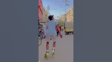 Lyari street skating 😳 #public #reaction #sameerskater #shorts #inline #stunts #2023 pakistanskater
