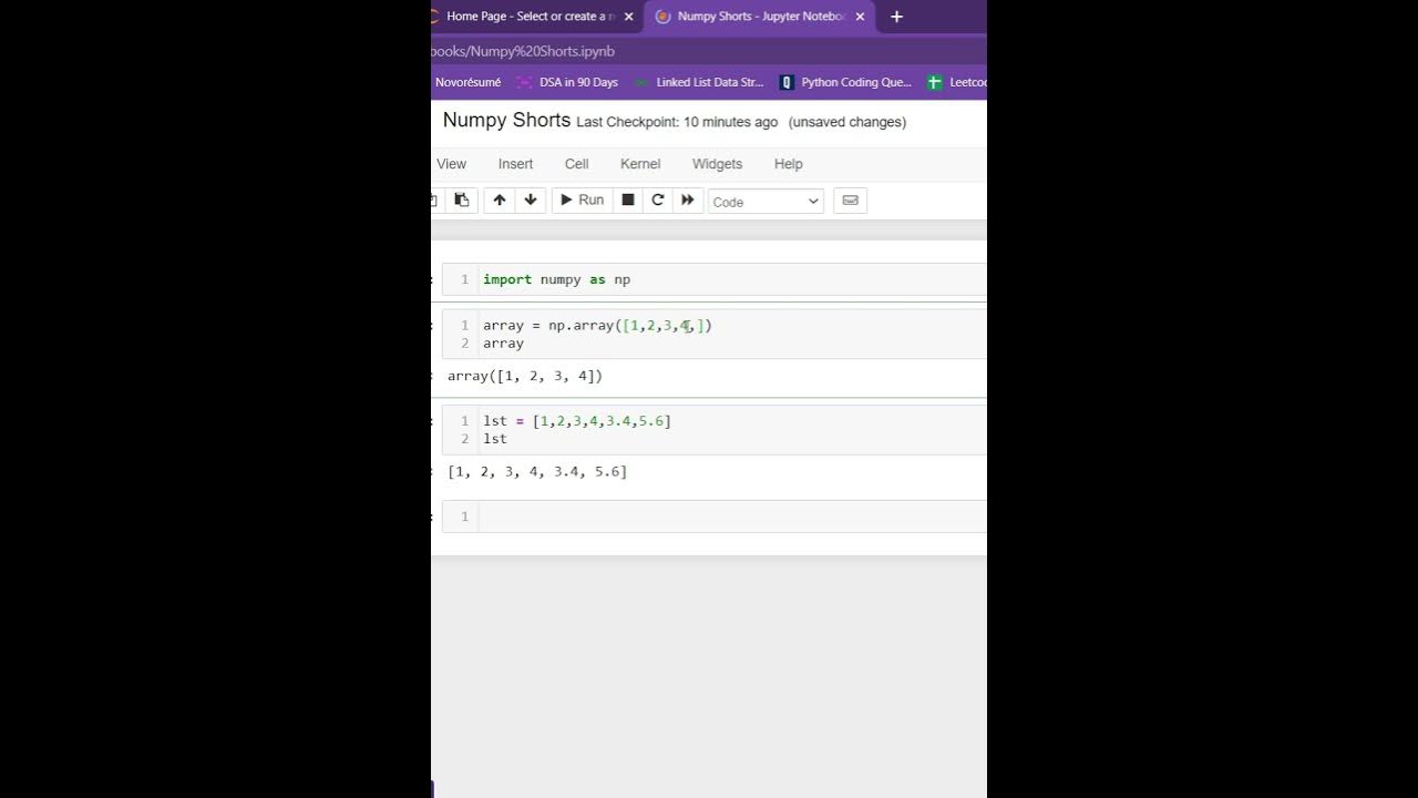 Difference between a list and array in python in hindi youtube