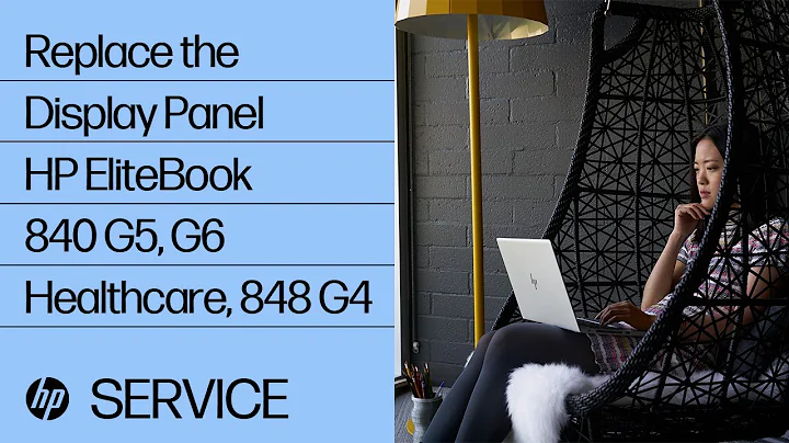 Replace the Display Panel | HP EliteBook 840 G5, G6 Healthcare, 848 G4 | HP