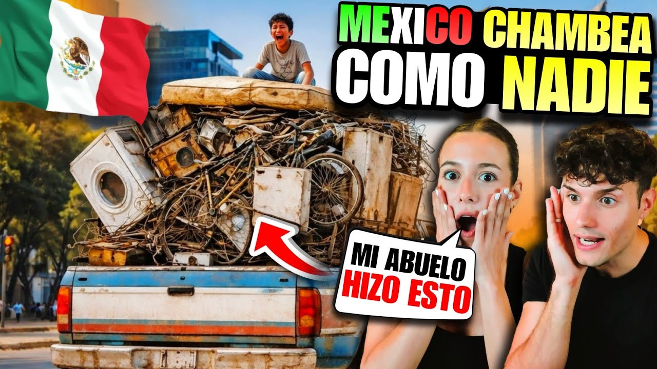EL ALMA CHAMBEADORA de LOS MEXICANOS nos DEJÓ IMPRESIONADOS 🇲🇽😱 *VENDEDOR de FIERRO VIEJO*