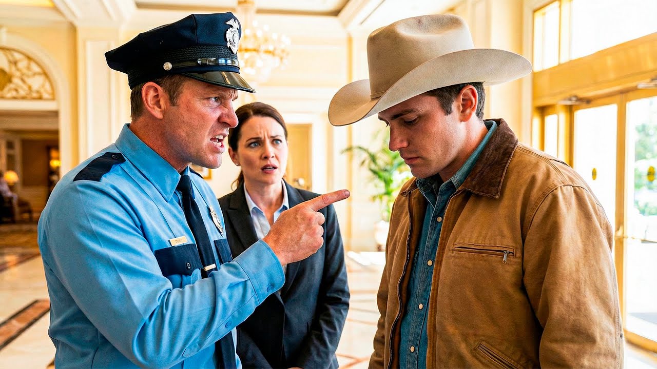 Segurança Furioso Expulsa Criador De Gado Na Recepção Do Hotel… Até Notar Que Era O Marido Da Chefe