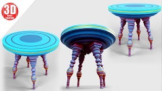 Blender 2.83 - 3D Modeling | Table