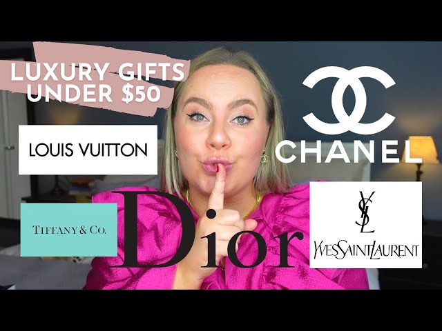 10 LUXURY GIFT IDEAS UNDER $50! Chanel, YSL, Tiffany & Co, LV, Dior *  Luxury Wishlist * 