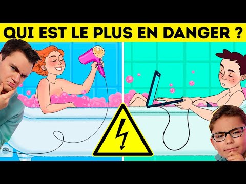 QUI EST LE PLUS EN DANGER ? On Résout les Énigmes les Plus Difficiles (Impossible)