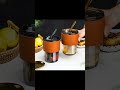 #viral stylish glass cup with lid straw.....