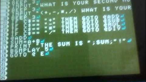 Petit Computer 101:Lesson 4: Calculations via INPUT