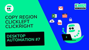 Copy Region / clickLeft / clickRight  Desktop Automation #7 | EMILY.RPA Academy #AI #SOFTWARE