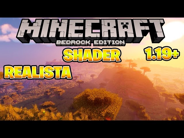 🔥🔥 Shaders LEVE E REALISTA PARA CELULAR NO Minecraft PE 1.20+❗❗❗ 