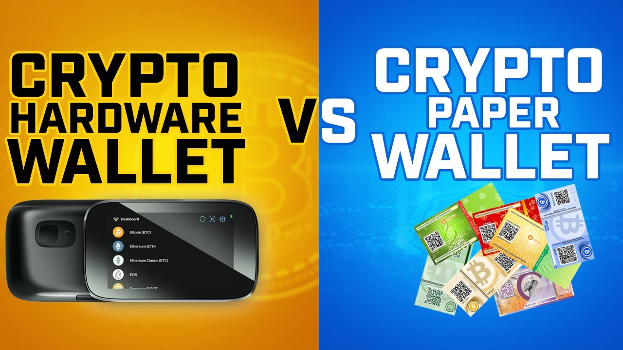 Crypto paper wallet vs hardware wallet enj cryptocurrency prediction