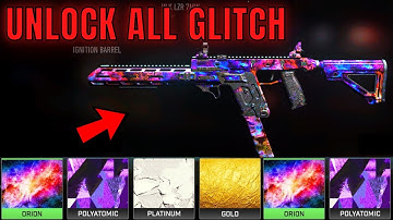*NEW* MW2 INSTANT UNLOCK ALL GLITCH | MAX OUT WEAPONS/ORION CAMO/ATTACHMENTS/TUNE/MORE!CAMO GLITCH!