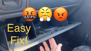 Glovebox Door Won’t Latch  - Quick Fix