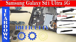 Samsung Galaxy S21 Ultra 5G Sm-G998 📱 Teardown Take Apart Tutorial