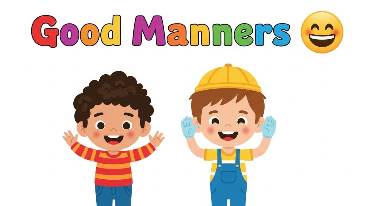 Good Manners 😊🎶 | Fun Learning Song for Kids | Happy Tale & Tune