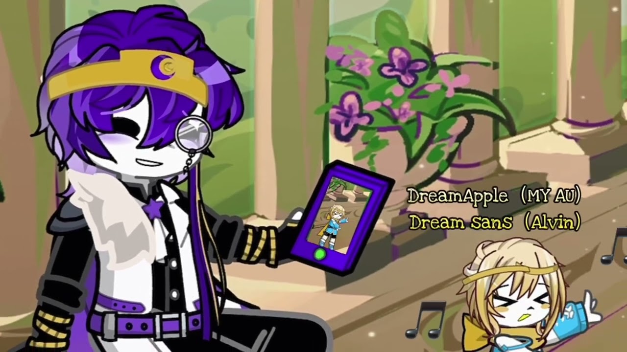 【Dreamtale AU】Rock That Apple || MY AU《DreamApple》 Nightmare sans & Dream sans