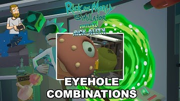 SHOCKING EYEHOLE COMBINATIONS! | Rick and Morty Simulator: Virtual Rick-Ality