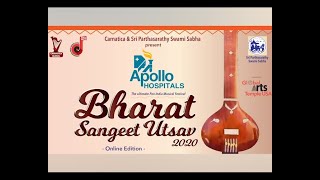 Sampradaya Kutcheri - Neyveli Santhanagopalan- Bharat Sangeet Utsav 2020