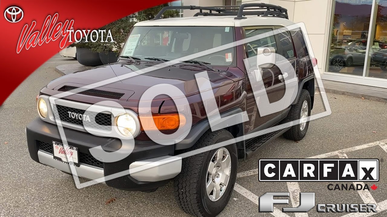 Sold Used 2007 Toyota Fj Cruiser 4wd Off Road At Valley Toyota In