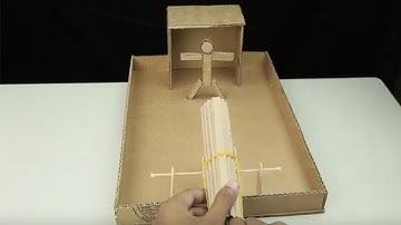 How to Make Desktop Soccer Game from Cardboard | DIY Desktop Soccer Game