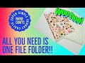 🌟You need this PAPER CRAFT DIY🌟 made with just ONE FILE FOLDER!