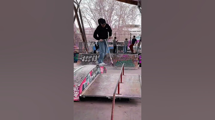 Steezbaut Killing It In Bercy Skatepark 🥵💯 #strikerscooterparts