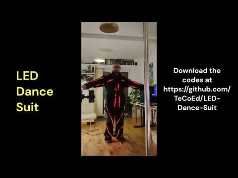What the LED Dance suit can do
