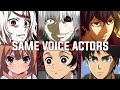 Tokyo Ghoul All Characters Japanese Dub Voice Actors Same Anime Characters