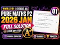 WMA12/01 | P2 Jan 2026 | Q1 Explained Step-by-Step | P84523A | Edexcel Pure Math | IAL Maths
