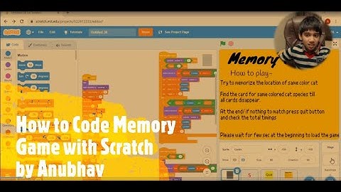 How to Code Memory Game using Scratch