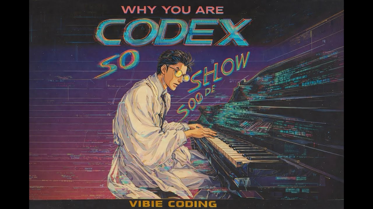 在 YouTube 上观看 Codex, Why You Are So Slow? | A song for Vibe Coders 在 YouTube 上观看 Codex, Why You Are So Slow? | A song for Vibe Coders