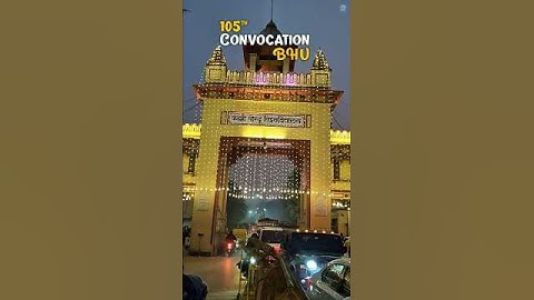 BHU 105th Convocation 🎓🏅 #bhu #convocation #banarashinduuniversity