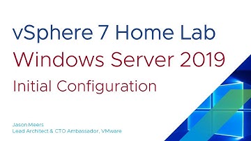 Windows Server 2019 Initial Configuration RDP - IE - Updates (VMware vSphere ESXi 7) Jason Meers