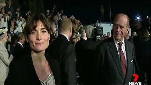 Duke of Edinburgh, Prince Philip  Videobombing Reporter Romilly Weeks