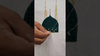 🕌 Masjid-e-Nabvi Sharif | Sui Dhaga Hand Embroidery Art ✨