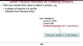 Celebrity Other Java Streams Factory Methods Wealth