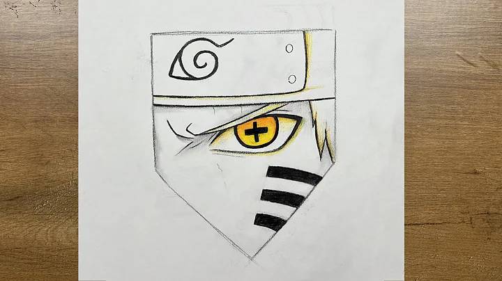 How to Draw Naruto Six Paths Sage Mode Eye | Anime Eye Drawing Tutorial