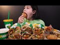 SUB[광고]써브웨이 샌드위치 3종 먹방 🌯 사이드로 웨지감자, 스프, 쿠키까지 ! 리얼사운드 Subway Sandwich Mukbang ASMR