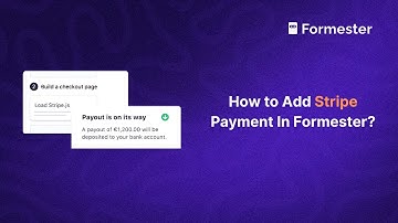 How to Add Stripe Payment In Formester Forms?