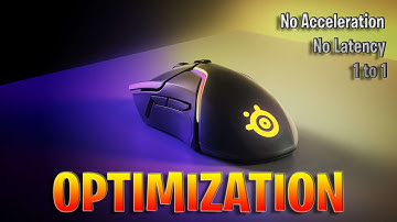Optimize your Mouse for Gaming - No Acceleration/lag, Latency and Precise Raw Input