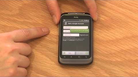 Phone Tutorial - HTC Wildfire