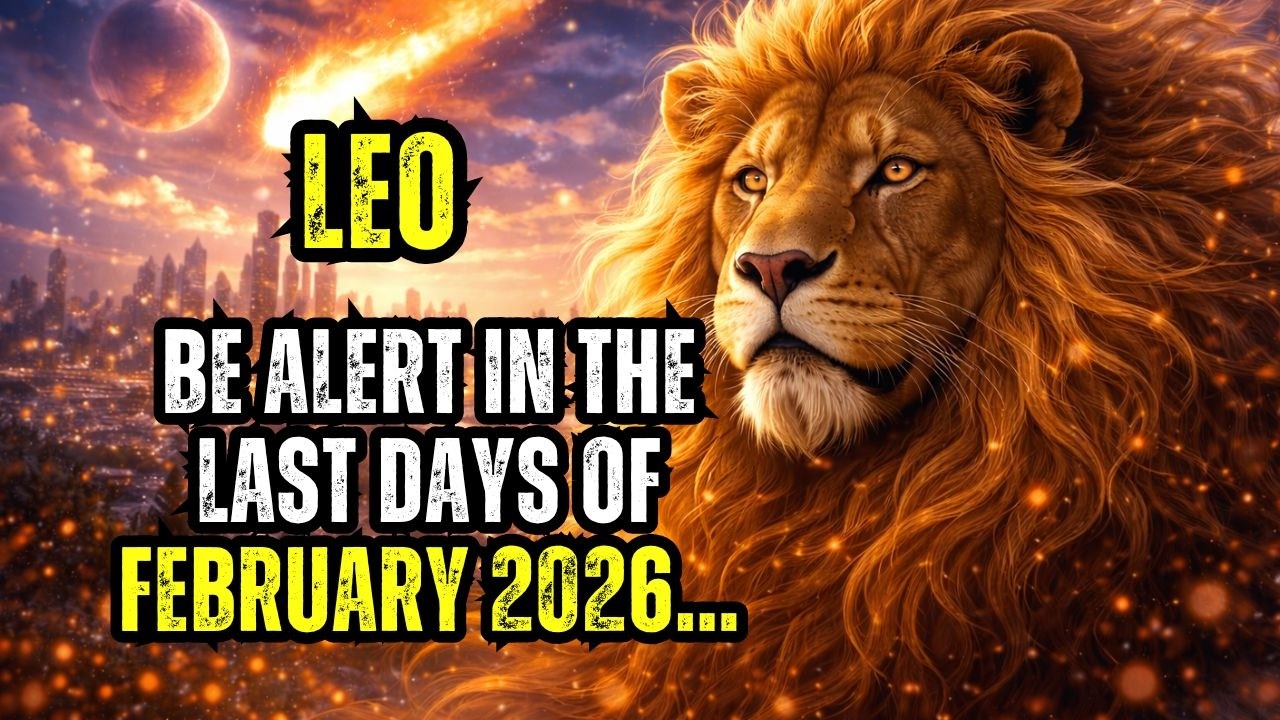 LEO - BE ALERT IN THE LAST DAYS OF FEBRUARY 2026!