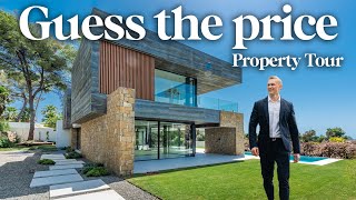 Guess the price! New Ultra Modern House in Marbella Golden Mile | Drumelia Property Tour